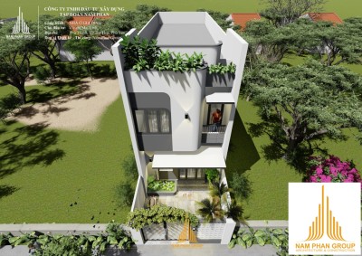 Nhà phố 2 tầng hiện đại nhỏ xinh